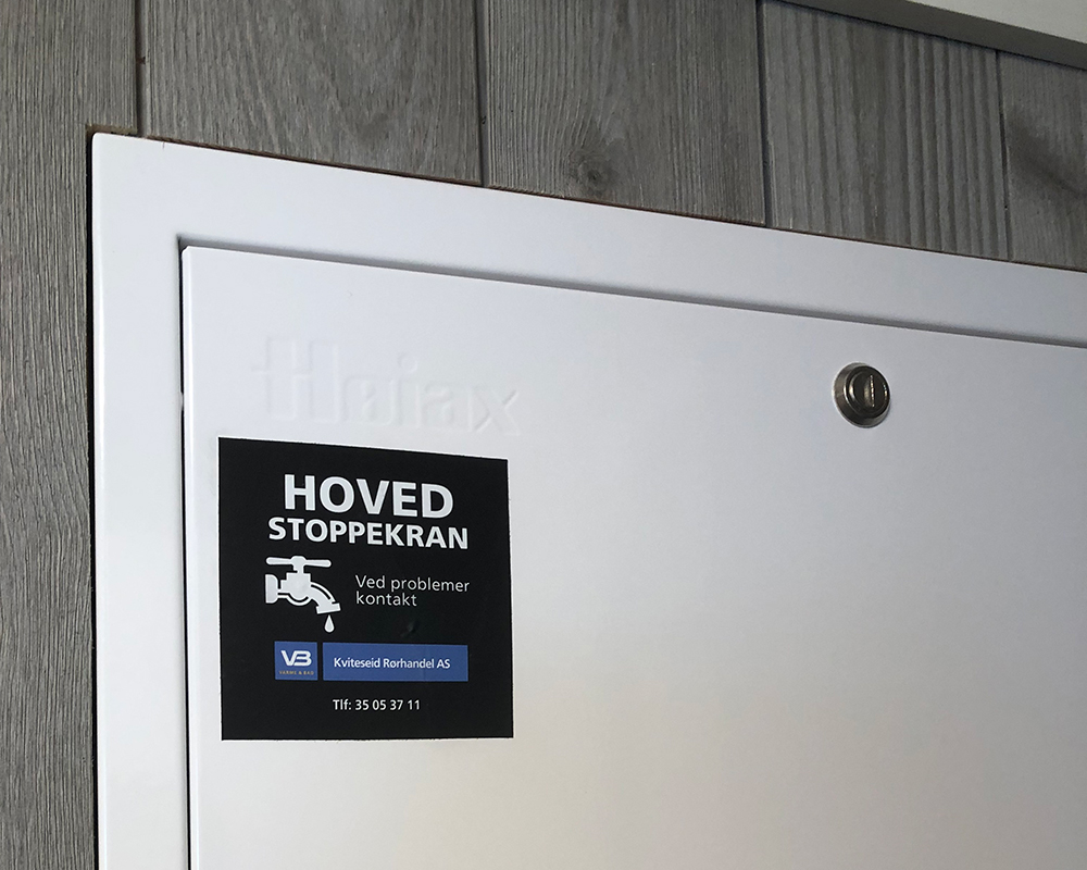 Merket hovedstoppekran